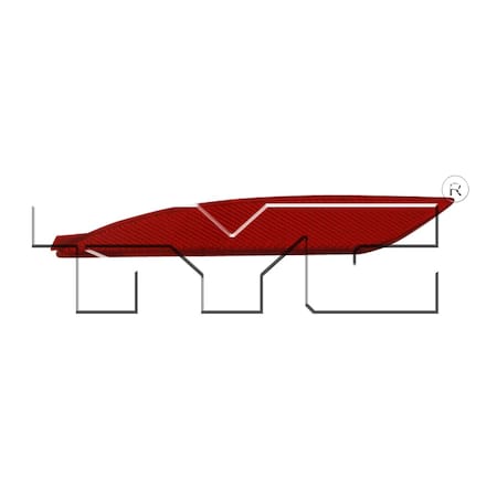 Tyc Tyc Nsf Certified Reflector Assembly, 17-0298-00 17-0298-00